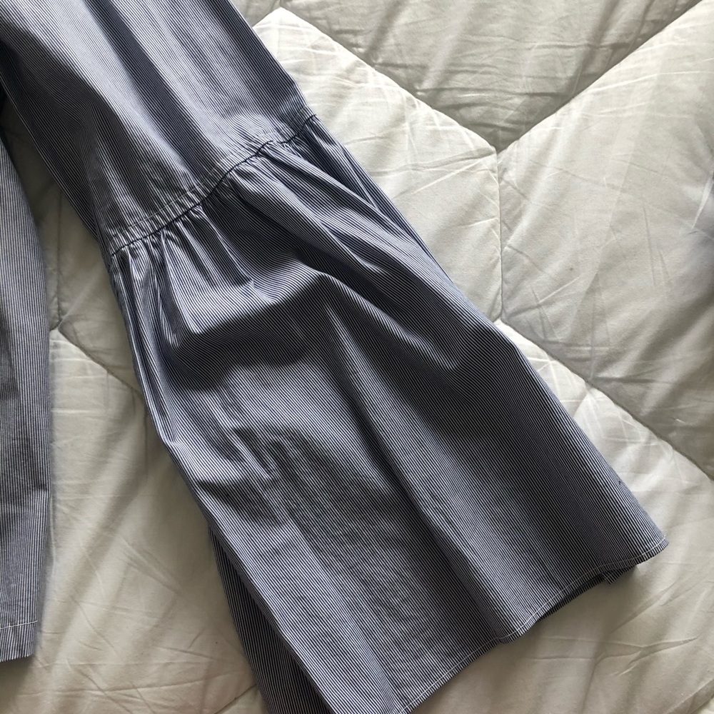 A New Day XXL Pinstripe Bell Sleeve Longsleeve - Picture 2 of 3